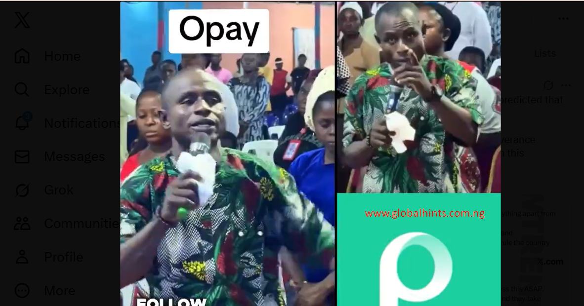 “Opay Will Crash in Jan 2026” – Nigerian Pastor Sparks Fear Among Millions of Users (WATCH)