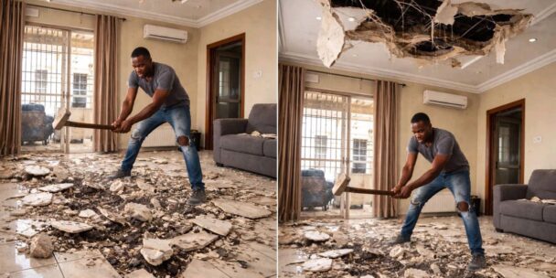 Tenant Removes POP Ceiling and Tiles After Landlord Forces Him Out of Renovated Flat
